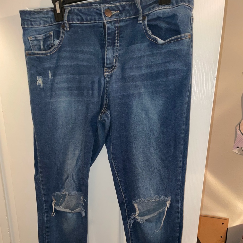 Blue Jeans with Holes